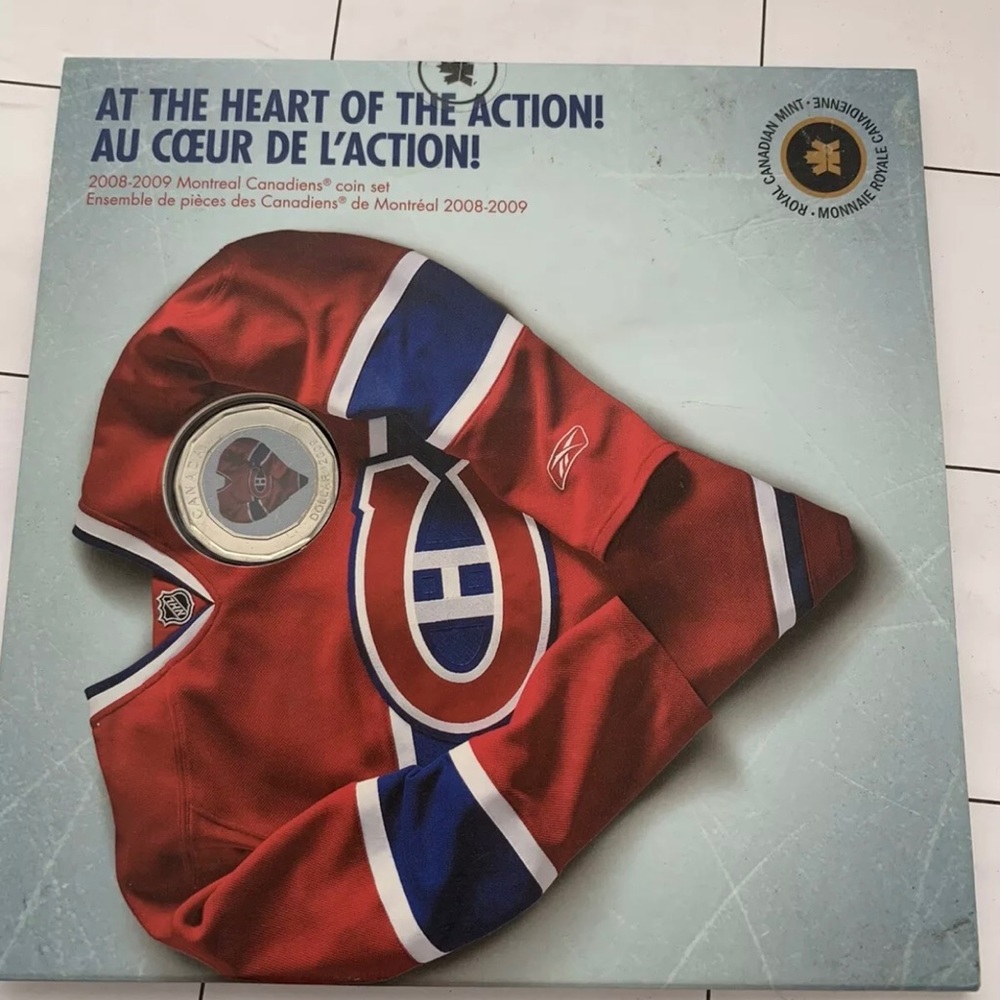 NHL Montreal coin collection 3008-2009 set NIB - Picture 12 of 12